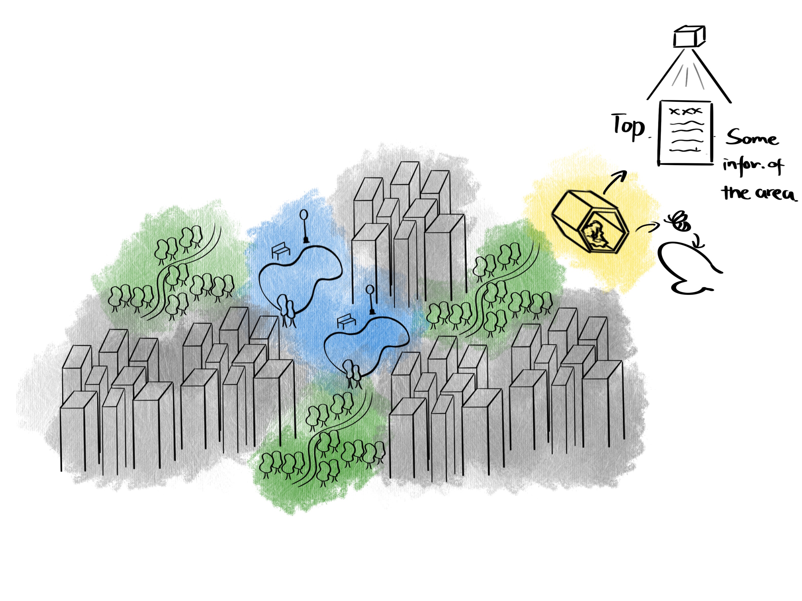 Invisible Maps, sketch 2